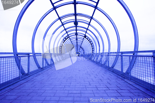 Image of blue corridor