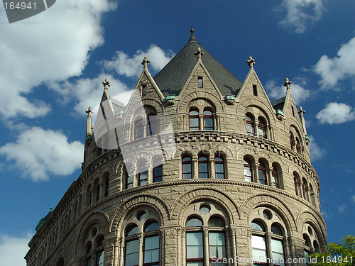 Image of Boston Grain Exchange Building Closeup