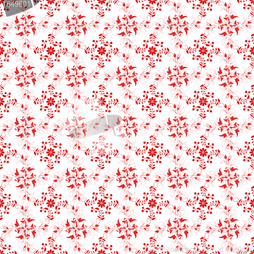 Image of Seamless Floral Pattern