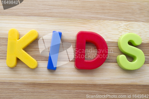 Image of Letter magnets "KIDS"