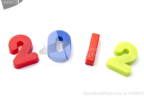 Image of Number magnets " 2012" 