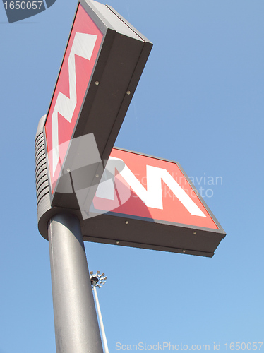 Image of Subway sign