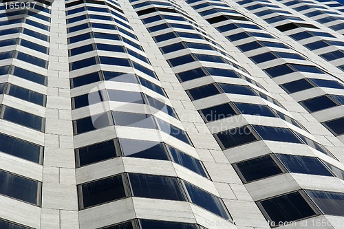 Image of building abstract looking up