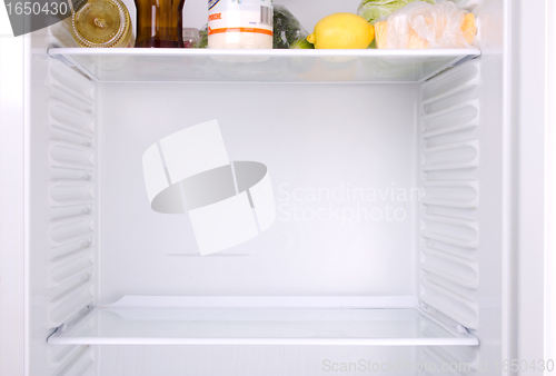Image of Half-empty fridge 