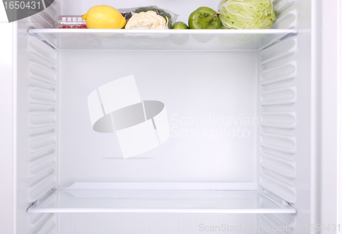 Image of Half-empty fridge 