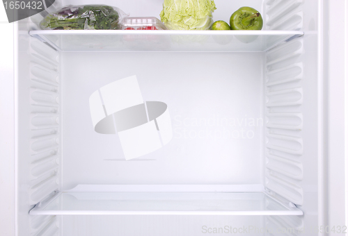 Image of Half-empty fridge 