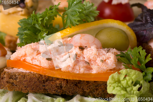 Image of Seafood sandwich 