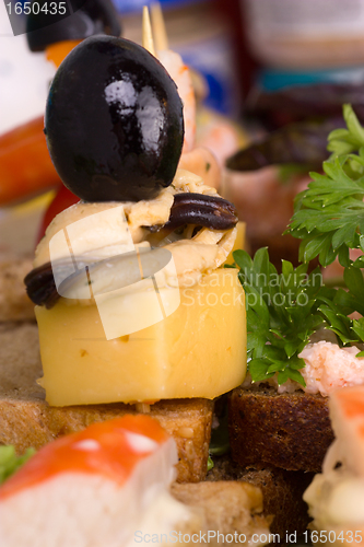 Image of Mediterranean canap&#233;s 