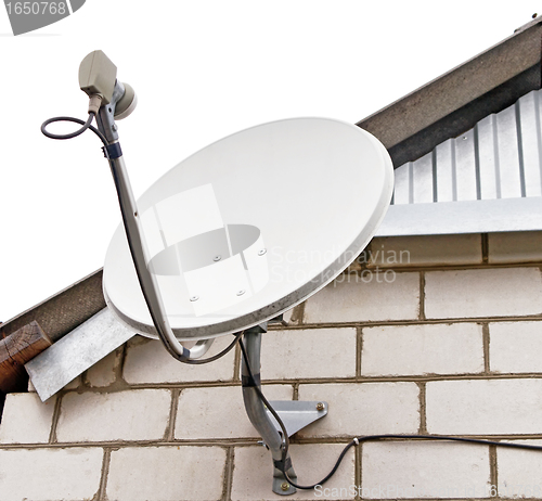 Image of Satellite dish antenna