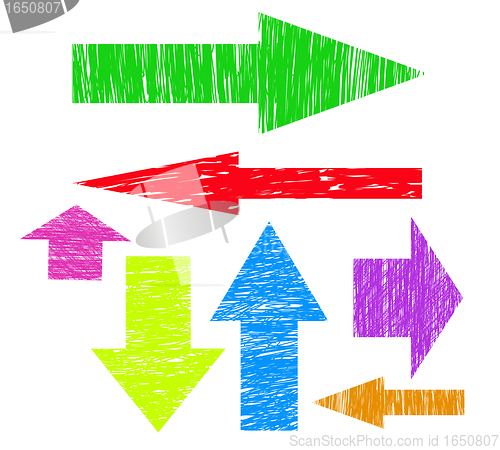 Image of color arrows