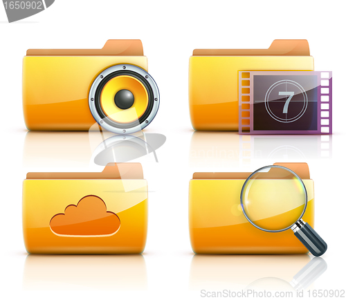 Image of Computer folder icons