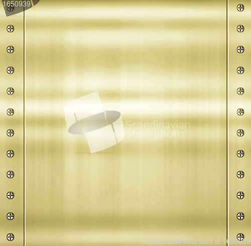 Image of gold metal background texture