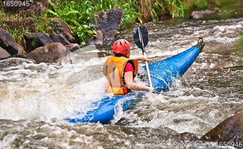 Image of white water kayaking