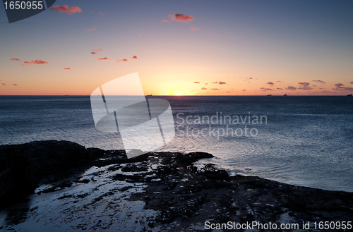 Image of ocean sunrise at wollongong