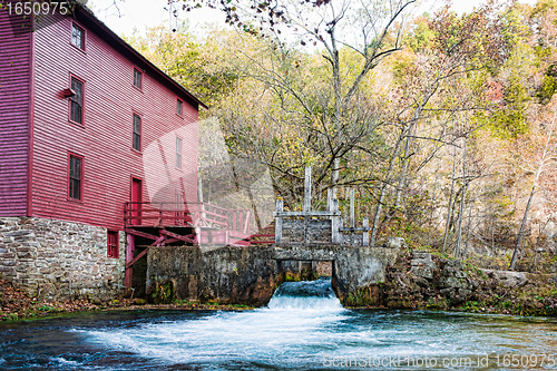 Image of alley spring mill house