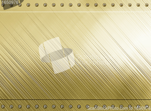 Image of gold metal background texture