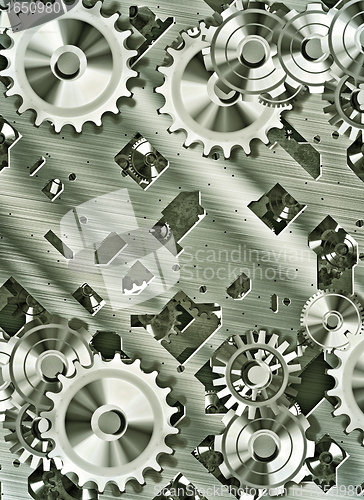 Image of steampunk cogs and gears