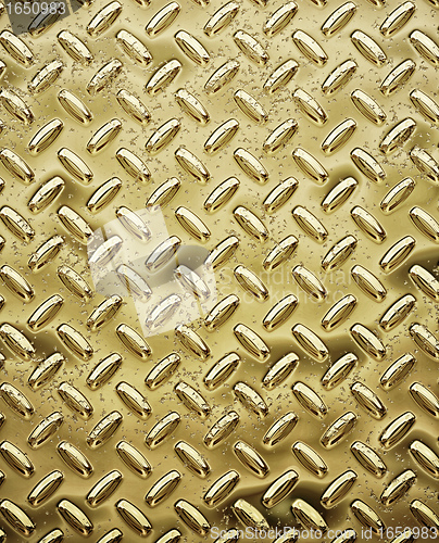 Image of gold tread or diamond plate