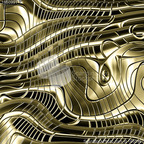 Image of abstract gold metal background