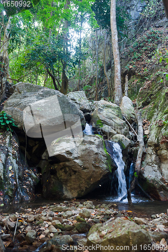 Image of small waterfall in stream