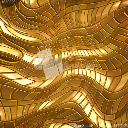 Image of abstract gold metal background