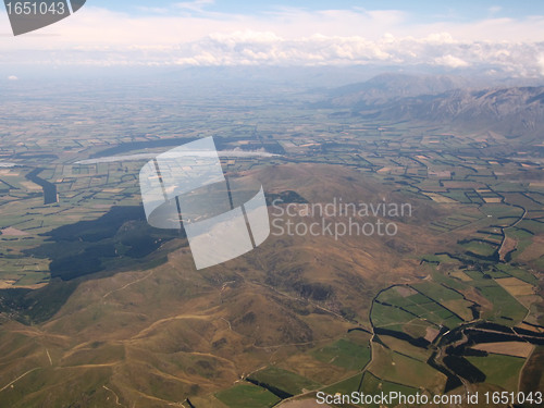 Image of Aerial View of South Island, New Zealand