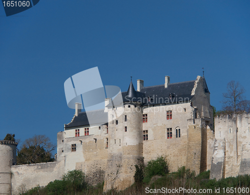 Image of Royal Chinon fortress, France.