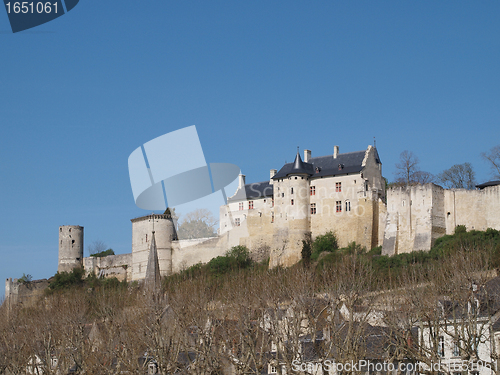 Image of Royal Chinon fortress, France.