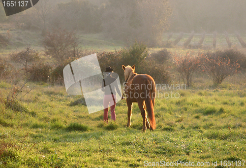 Image of girl and horse