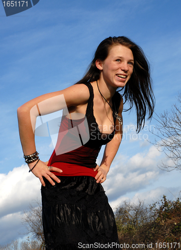 Image of laughing girl