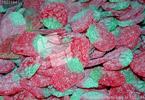 Image of gummy berry fruit candy