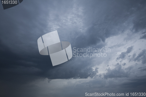 Image of dramatic clouds as a background