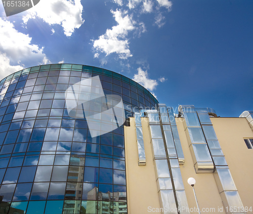 Image of modern building with the sky