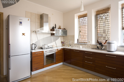 Image of modern kitchen interior