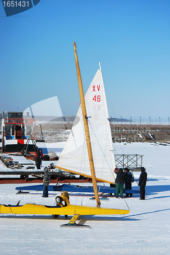 Image of Ice Boat Racing Team