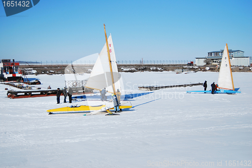 Image of Ice Boat Racing Team