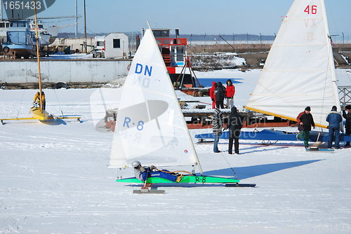 Image of Ice Boat Racing Team