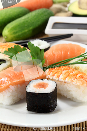 Image of sushi