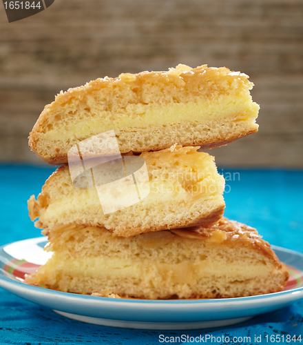 Image of stack of cake slices