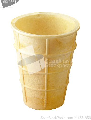 Image of empty ice cream cone