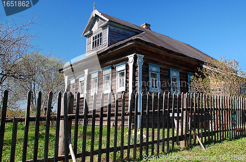 Image of Old Log-house in Central Russia