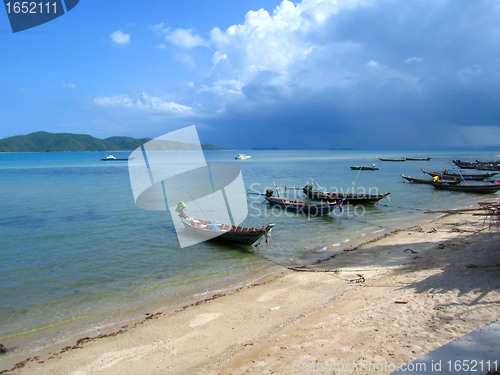 Image of Fishing Boats at Koh Samui, Thailand