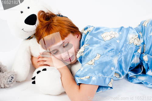 Image of Sleeping girl