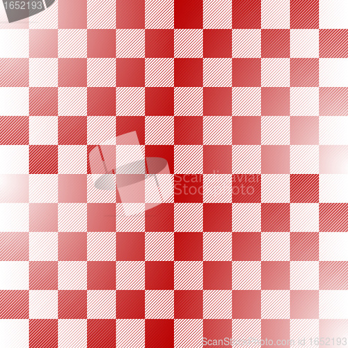Image of Seamless red-white checkered pattern