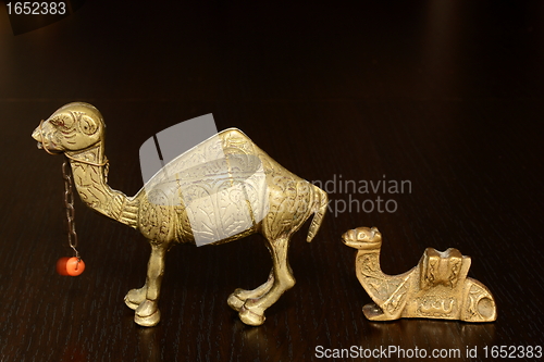 Image of bronze camel