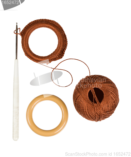 Image of A set of knitting wool