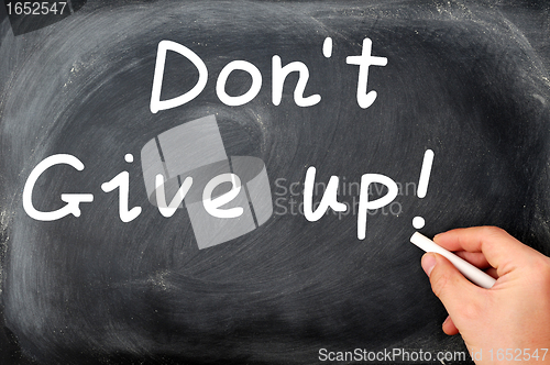 Image of Don't give up