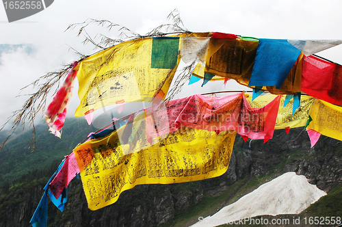 Image of Tibetan prayer flags