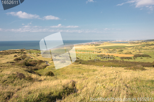 Image of landscape of the Opal Coast in France