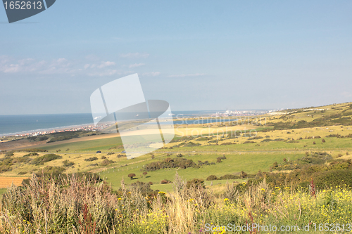 Image of landscape of the Opal Coast in France